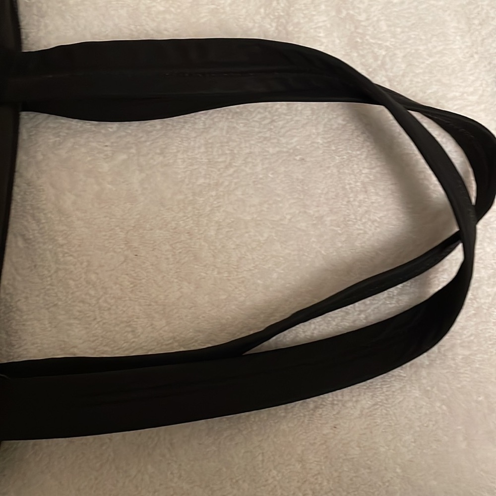 Prada nylon purse black bought at designer resale store. In good used condition. - Picture 10 of 17